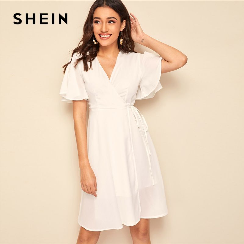 shein white dresses