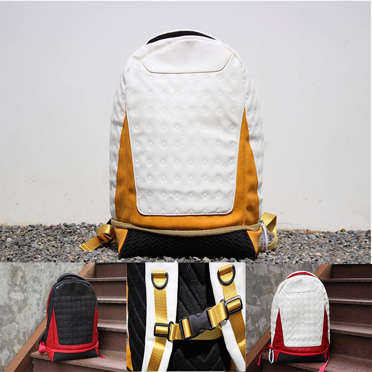 red yellow blue backpack