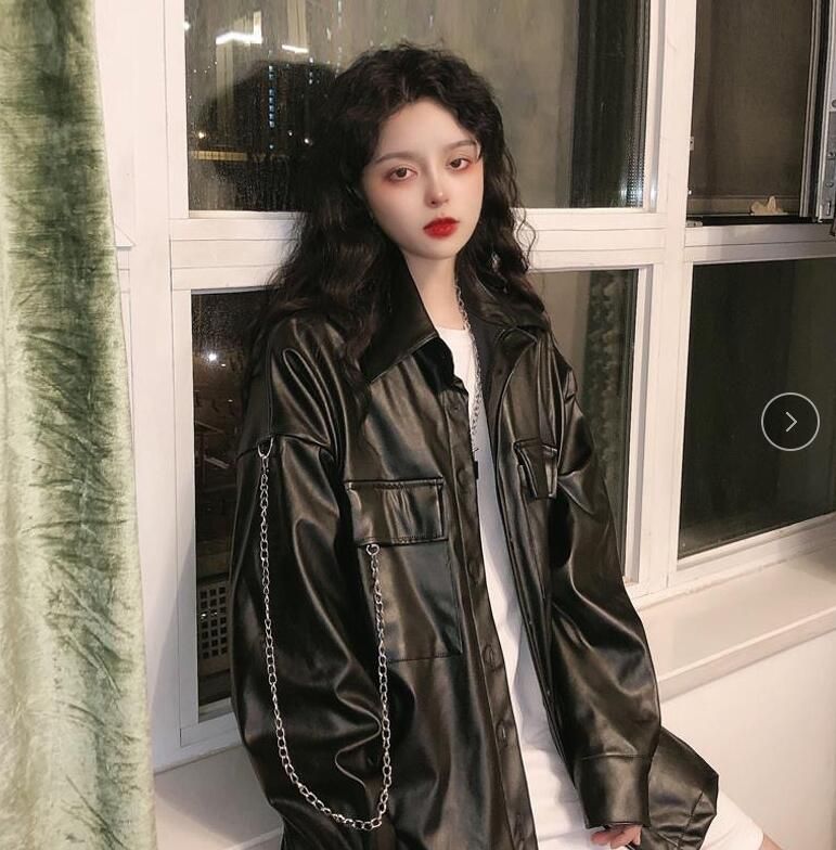 trendy womens leather jackets