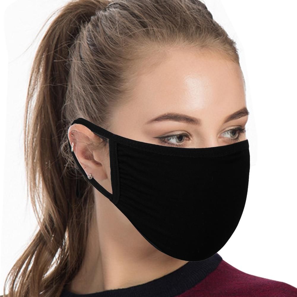 2020 Reusable Cotton Face Mask Anti Dust Haze Earloop Filter Masks