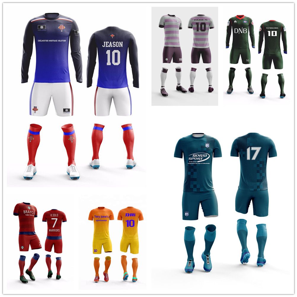 2020 Cheap Custom Football Jersey Design Your Own Soccer Uniforms