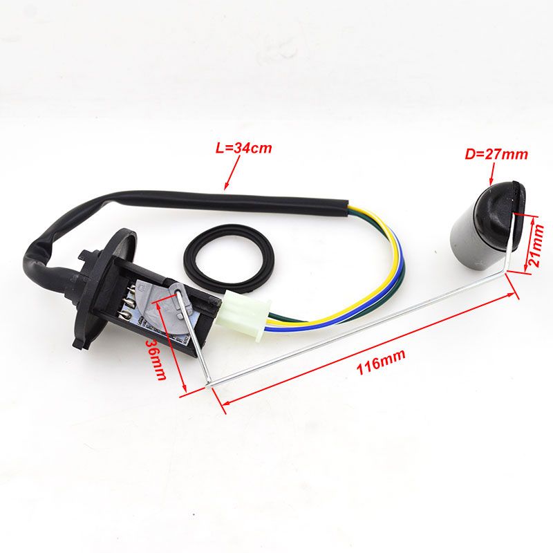 Motorcycle Fuel Level Sensor Gasoline Tank Sensor Oil Float Fuel Gauge