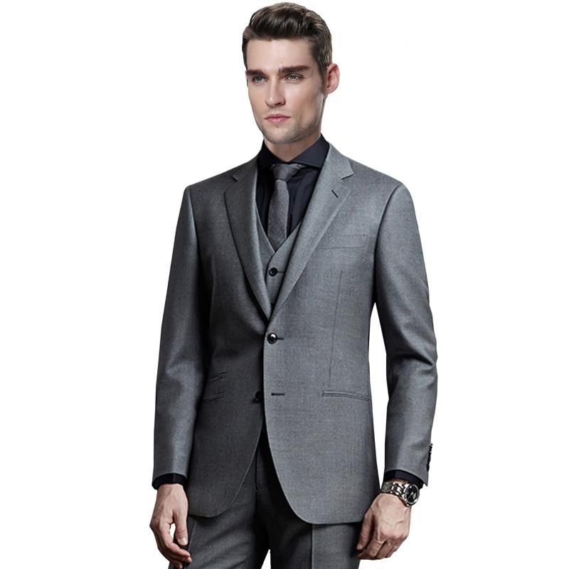 dark gray suit jacket