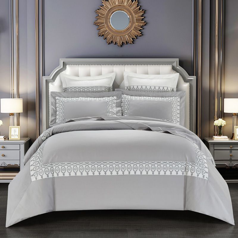 Grey Duvet Cover Queen Amazon Com Eikei Home Minimal Style Geometric