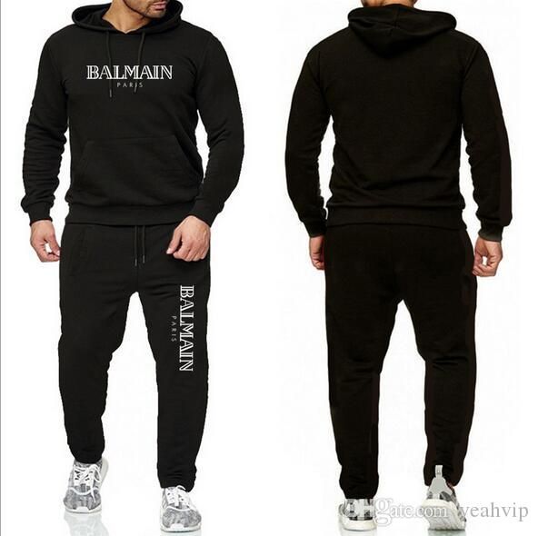 balmain sweatsuit mens