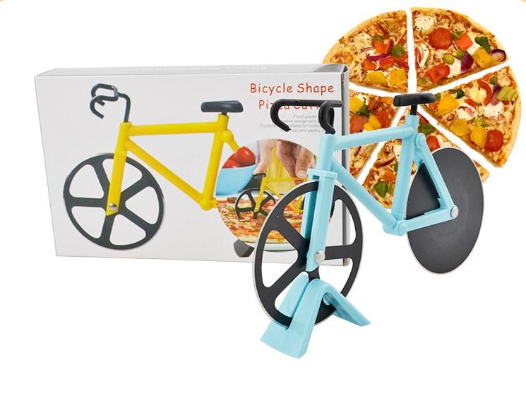 Cortador de pizza para bicicleta LKY amarillo