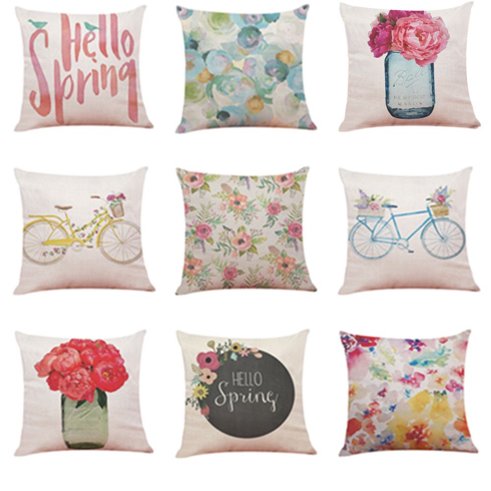 spring cushion covers