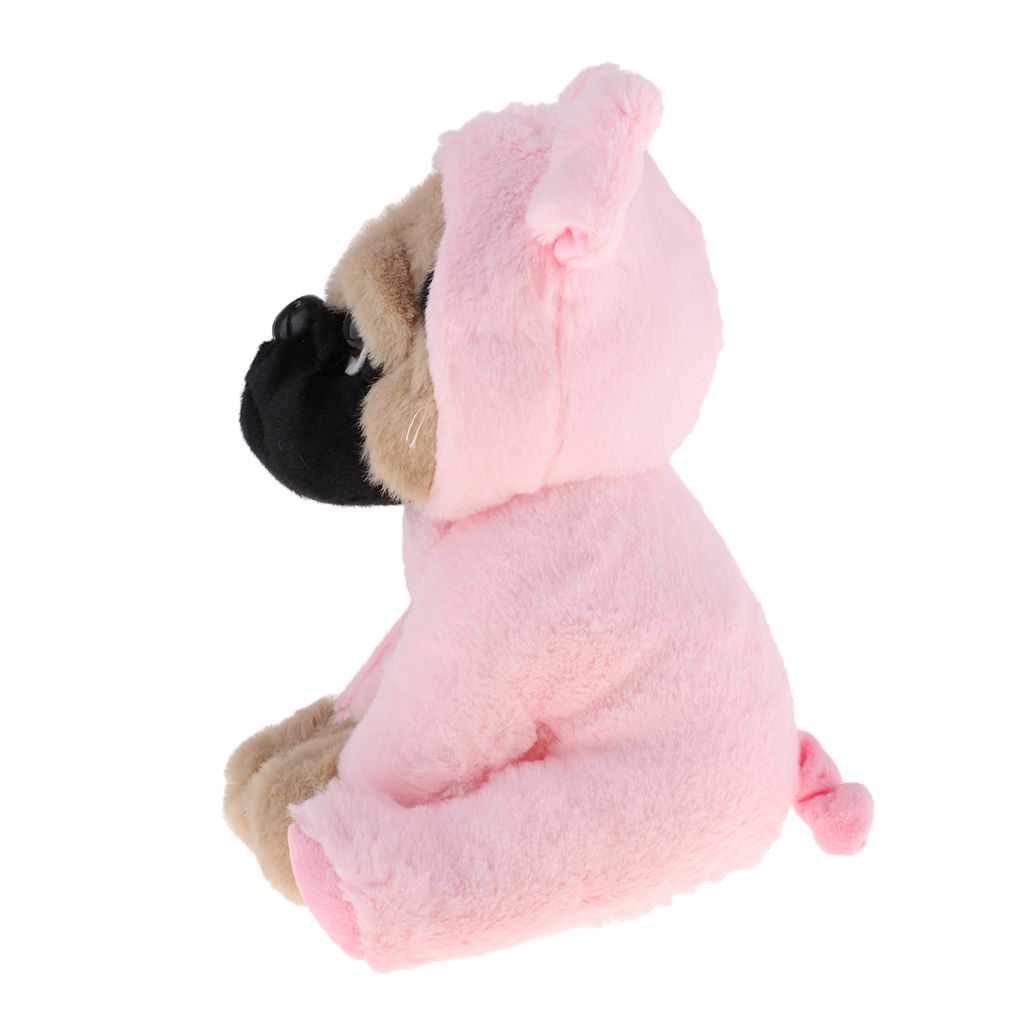 pink stuffed puppy