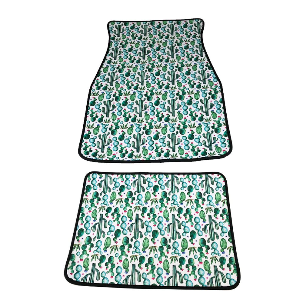 2019 Leopard Car Mats Wholesale Blank Neoprene Floor Set Mats With