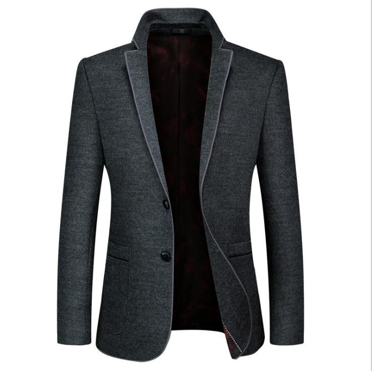 Compra Otoño E Invierno 2020 Casual Traje, Traje, Corte Ajustado, Coreano  Nuevo Paño De Lana, Chaqueta, Moda Juvenil Hombres Barato | Entrega Rápida  Y Calidad | Es.Dhgate