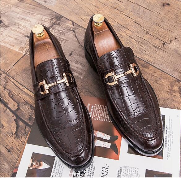 men's crocodile dress shoes