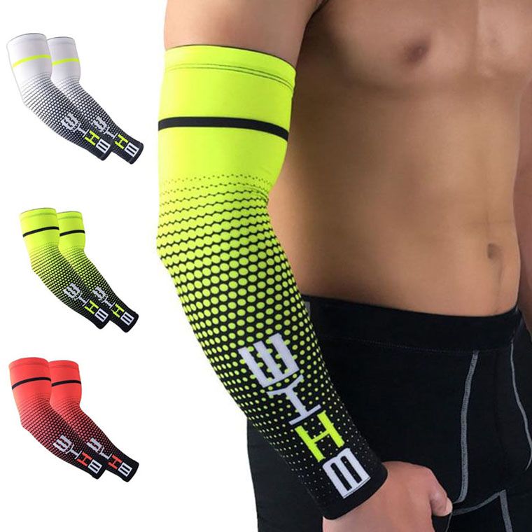 Arm Sleeves Colorful Plaid Mens Sun UV Protection Sleeves Arm Warmers Cool Long Set Covers