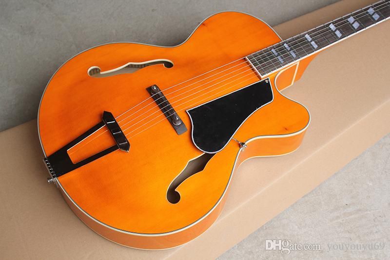 Compra Guitarra Eléctrica Semi Hueca Sin Pastillas, Diapasón De Palisandro,  Pickgard Negro, Encuadernación Corporal, Oferta De Servicio Personal Barato  | Entrega Rápida Y Calidad | Es.Dhgate