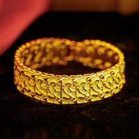 Bedelarmband, 18k goud