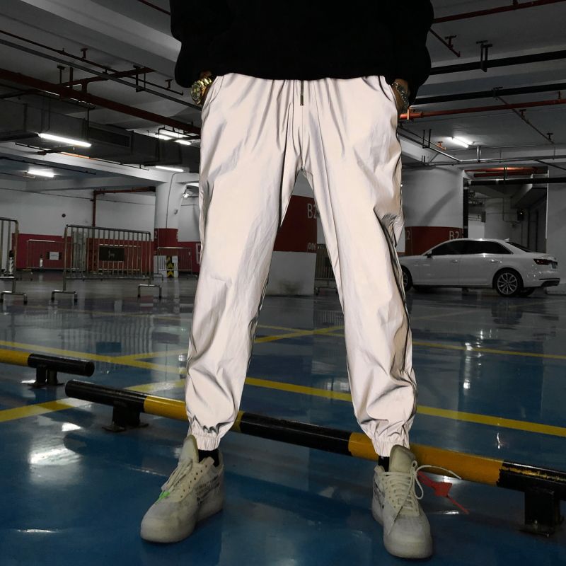 Acquista Pantaloni Grigi Pantaloni Casual Da Uomo Pantaloni Belli Freddi  Riflettono Pantaloni Lunghi A 21,69 € Dal Fabian05 | It.DHgate.Com