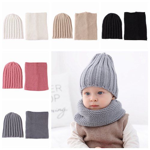 2019 Conjuntos De Gorro Y Bufanda De Invierno Para Niños Sombreros De Ganchillo Para Bebés Gorras + Bufandas Tejidas De Lana Para Niños Gorros Hechos A Mano Niños Niñas Gorros De 2,35 € | DHgate