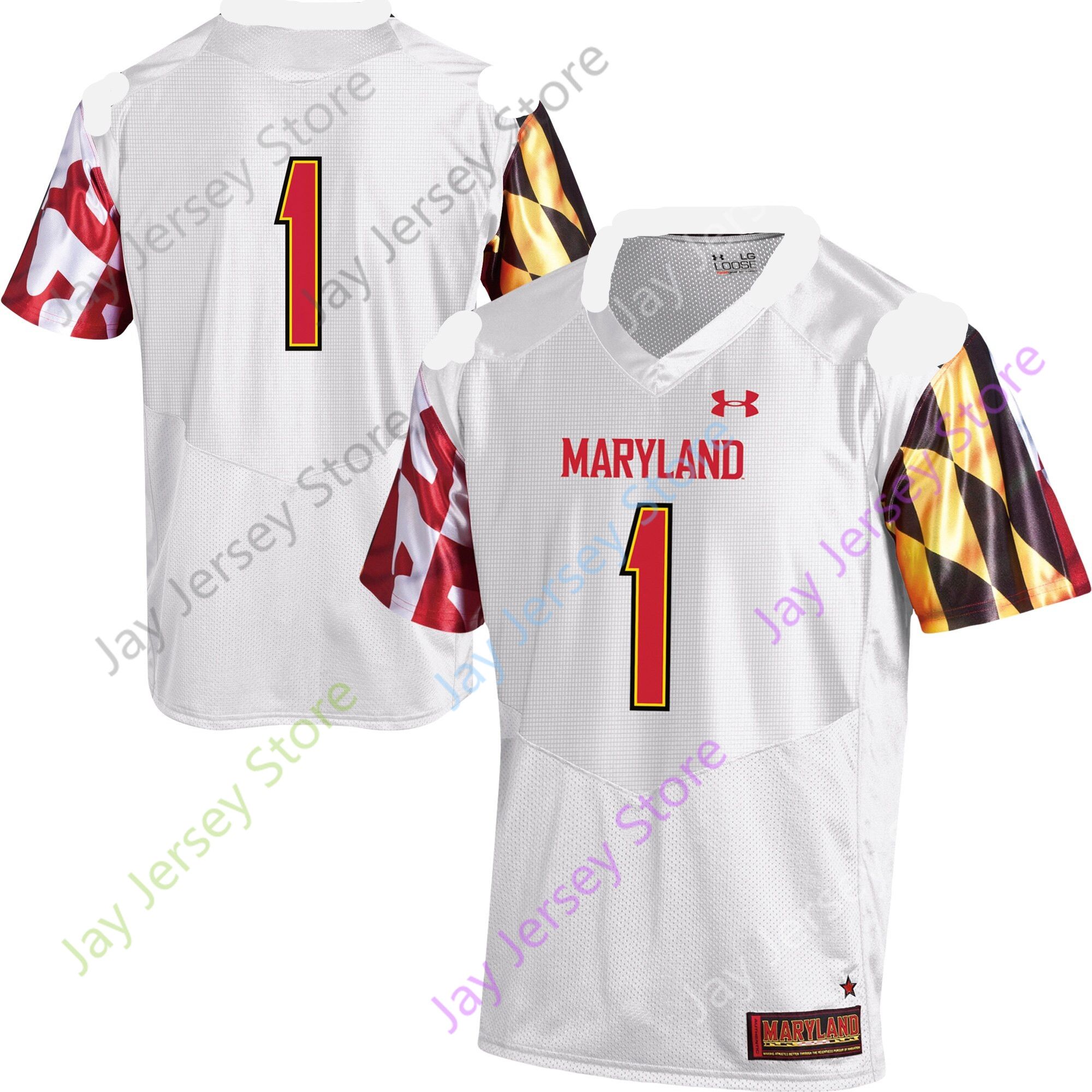 custom maryland football jersey