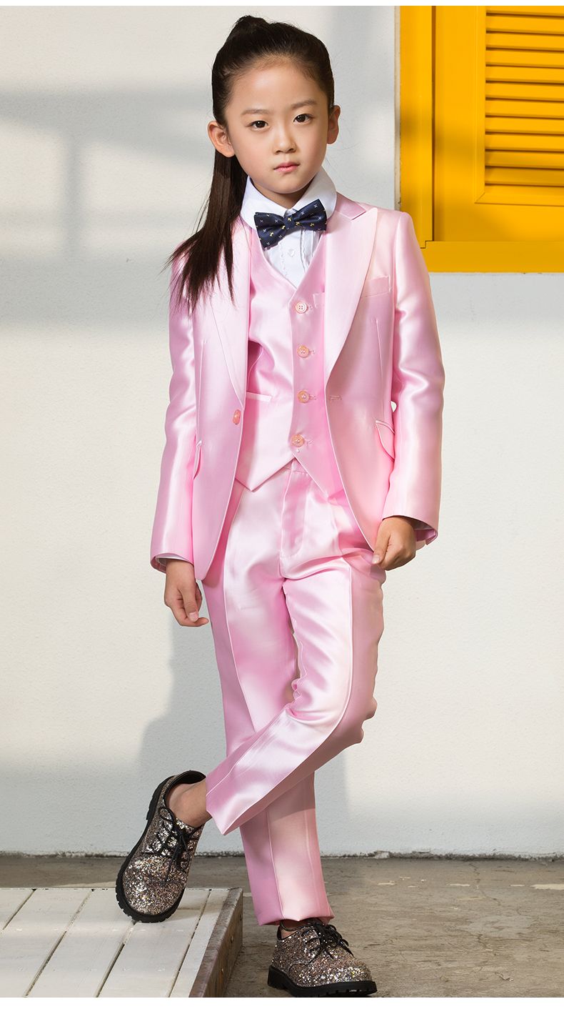 2019 Cheap Boys Tuxedo Beautiful Girls Dinner Suits Boys Formal Suits