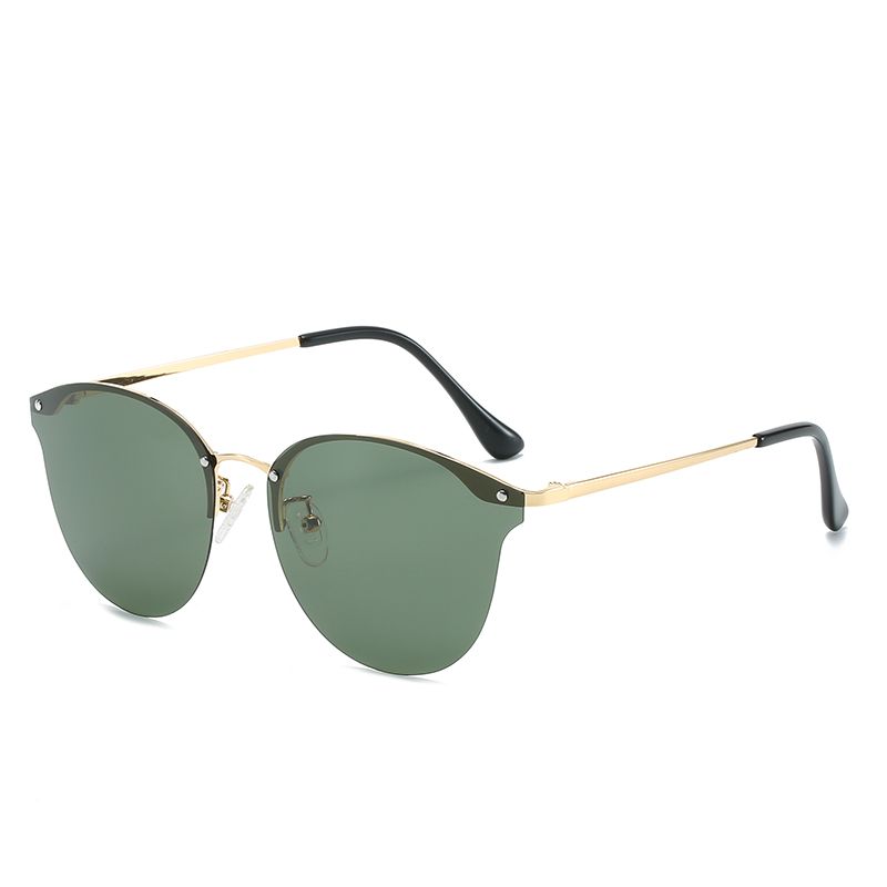 Gold frame dark green