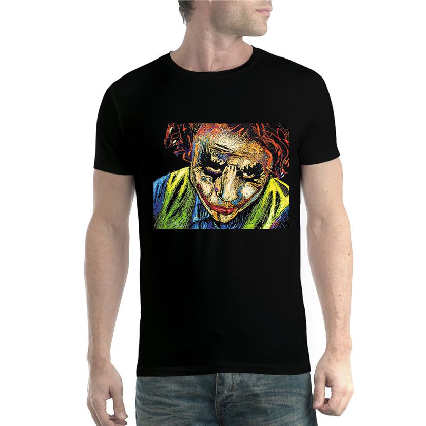 Joker Face Clown Men T Shirt Xs 3xl Popular Tee Shirt New Fashion Design For Men Women Cool Tees Online Shirt On T Shirt From Cmy19 15 74 Dhgate Com - how to put a space in your roblox name white t shirt