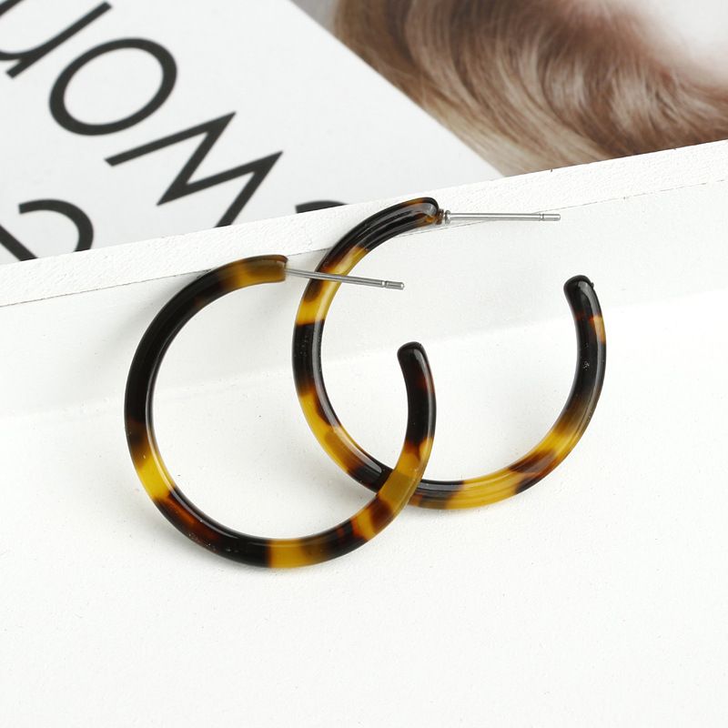 Pendiente Pendientes de acrílico personalidad salvaje pendiente geométrica Acetato Plate 