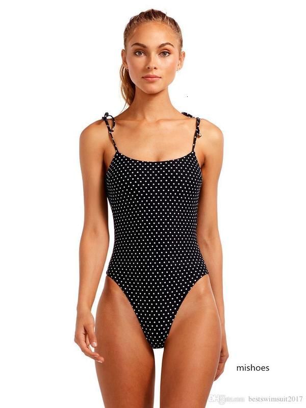 polka dot swimming suit