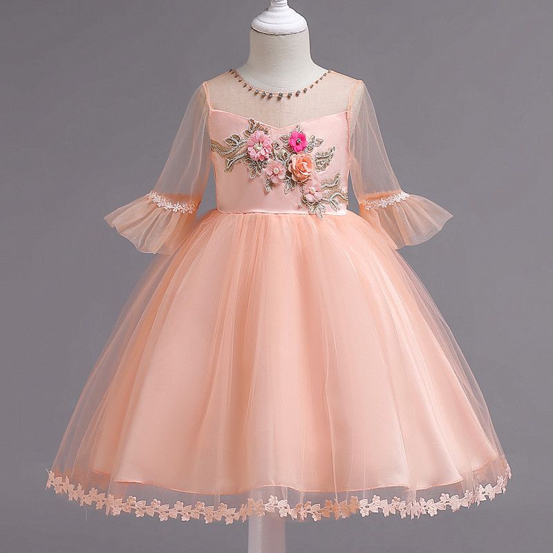half dress girl