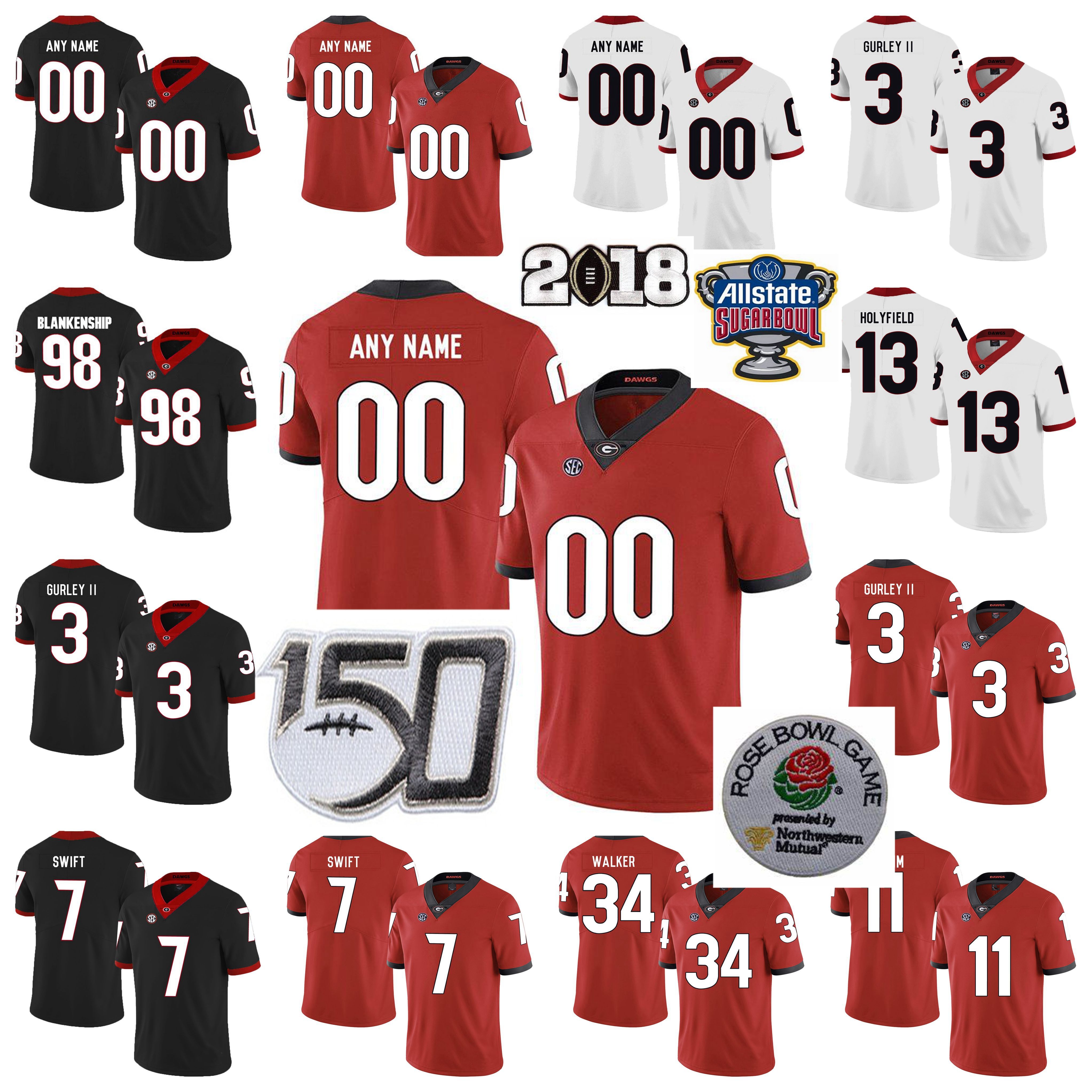 2021 UGA Bulldogs College Football Jerseys Womens Malik Herring
