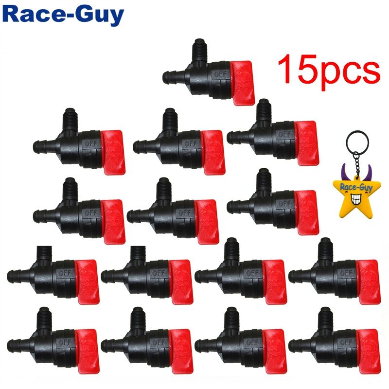 1 Race-Guy 90/° Inline Fuel Shut Off Valve For Briggs /& Stratton 399517 698182