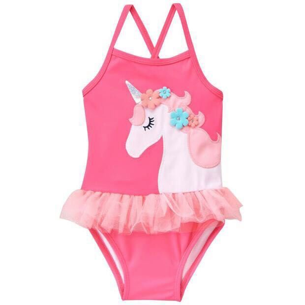 unicorn baby bathing suit