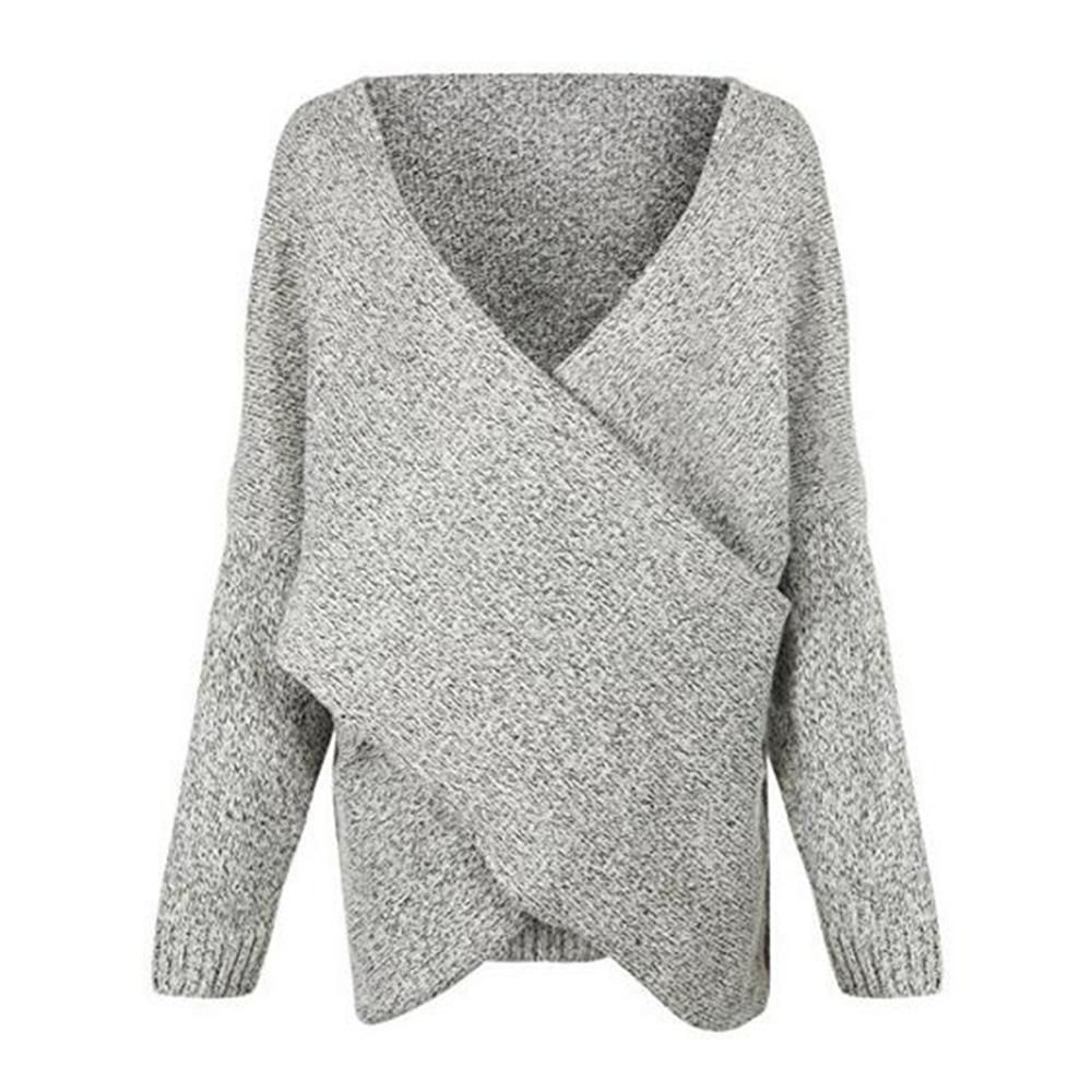 front cross sweater