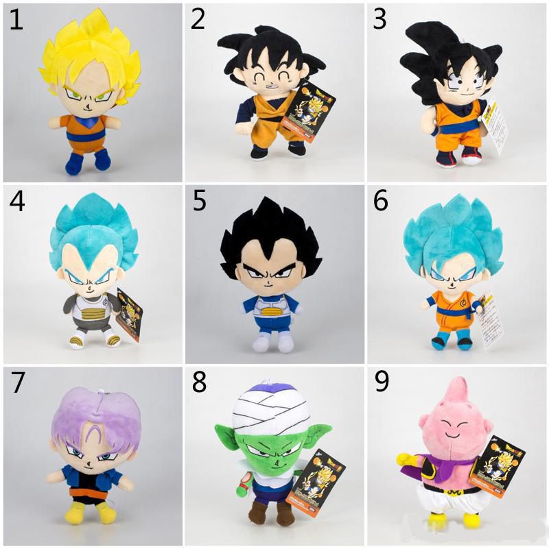 16-20cm de Dragon Ball Z Muñecas Peluches 2019 juguete nuevo de la historieta Krilin Vegeta 16-20cm de Dragon Ball Z Muñecas Peluches 2019 juguete nuevo de la historieta Krilin Vegeta