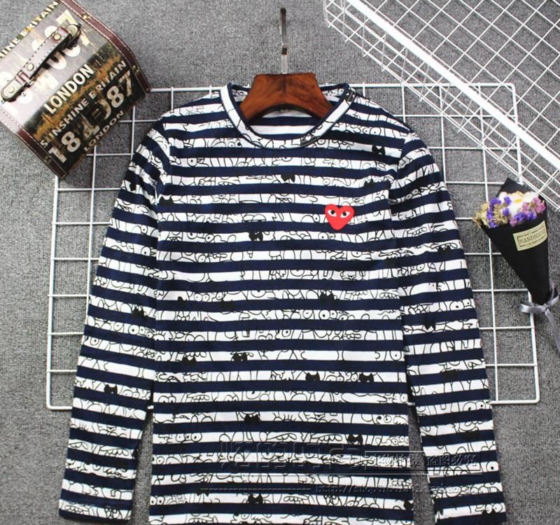 comme des garcons long sleeve mens