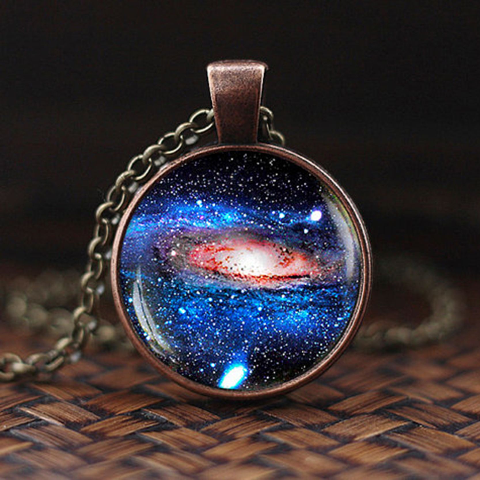 Nebulosa Collar Galaxia Astronomía Colgante Joyería Universo Espacial Collar Vía Láctea Joyería De 3,68 € | DHgate