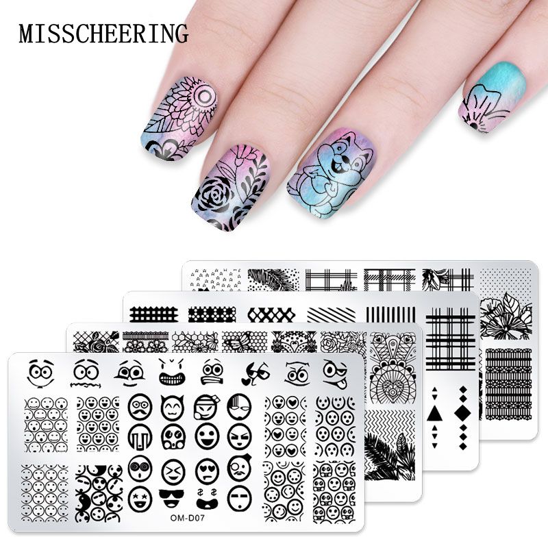Cheap Nail Art Templates 12*6cm New 25 Designs Lace Nail Art Stamping