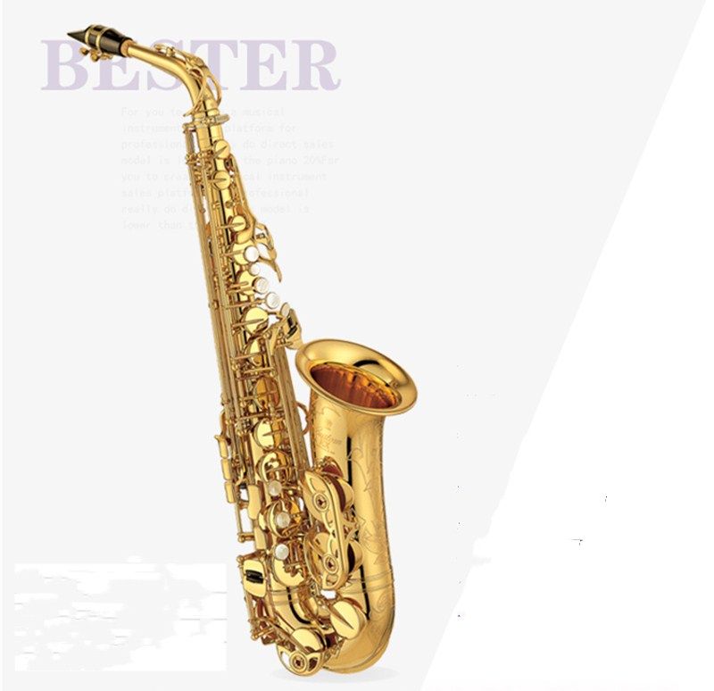 Professional Level Golden Alto Saxophone YAS 875ex Japan Brand Alto Saxophone E Flat Music