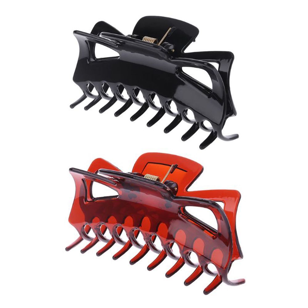 11cm Large Hair Clamps Claw Clip Lady Female Casual Big Barrette Crab ...