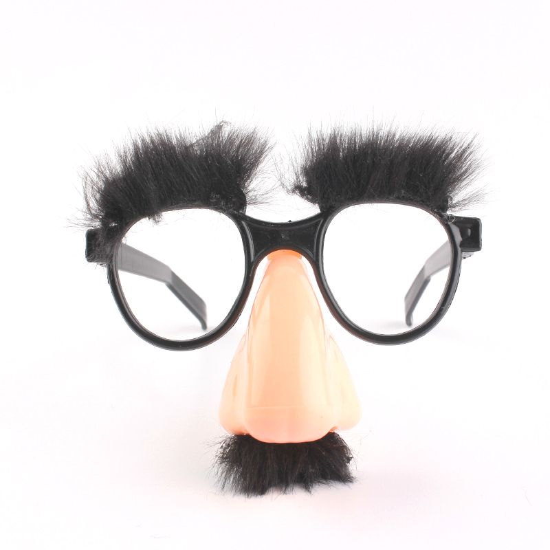 masque lunette nez moustache