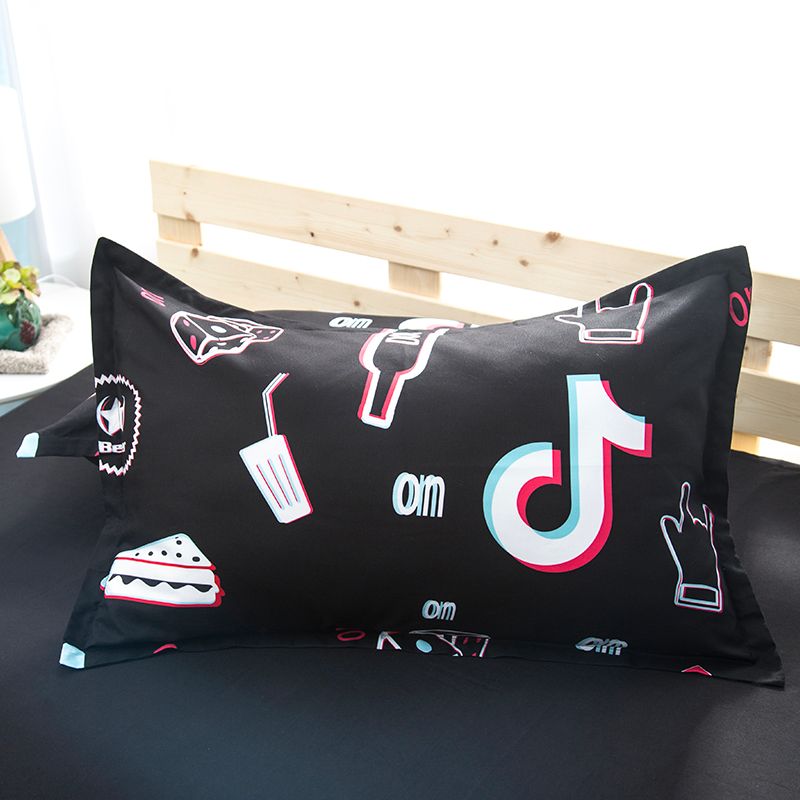 Tik Tok Bedding Set Fashion Black Color Duvet Cover Pillowcase Twin Full Queen King Size Bed Cover Modern Home Textiles Kid Bedding Bedding Sheets From Hybeddings 71 45 Dhgate Com Ektik aka tik tok (acid techno). tik tok bedding set fashion black color