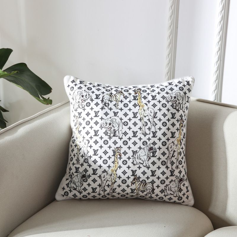 Classic Big Series Sofa Cushion European Print Black And White