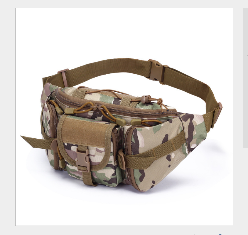 Tactical Army Camo Military Waist Belt Pack Phone Case Pouch Bag Camping Hiking