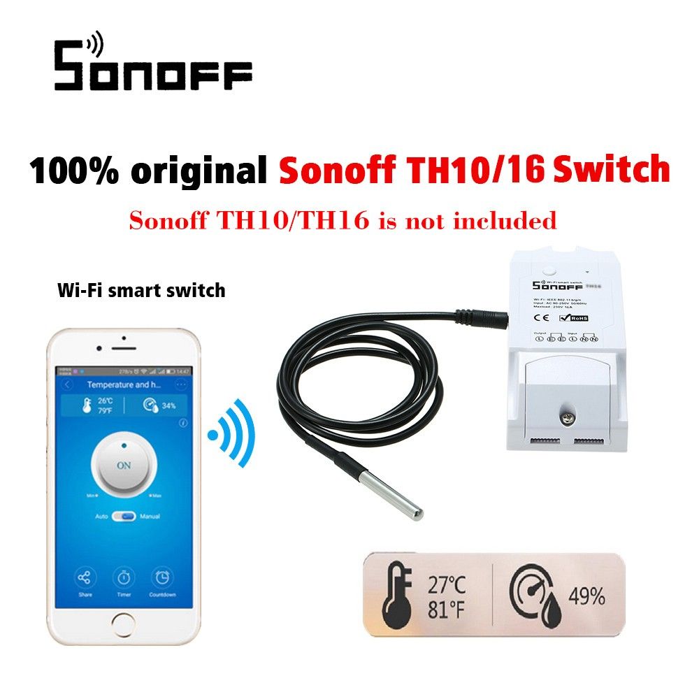 sonoff temperature sensor google home