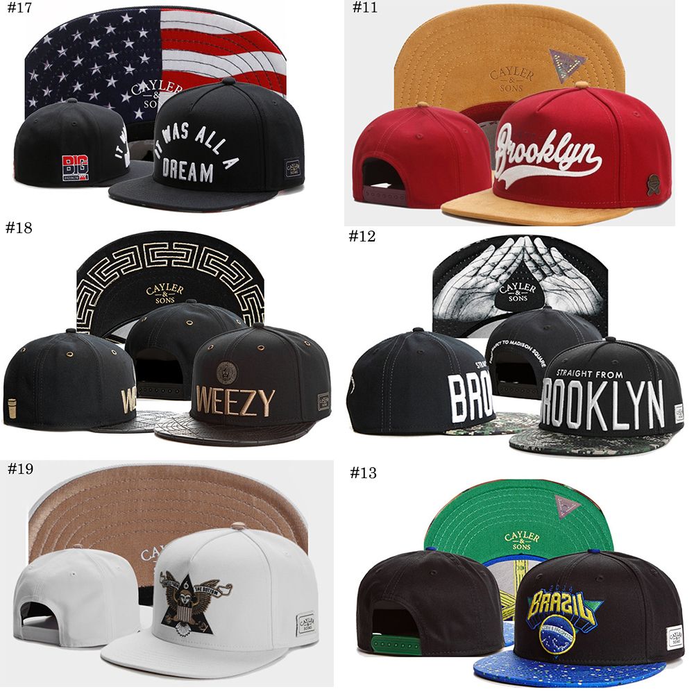 Fashion Hip Hop Snapbacks Hat Cayler & Sons Snapbacks Adjustable ...