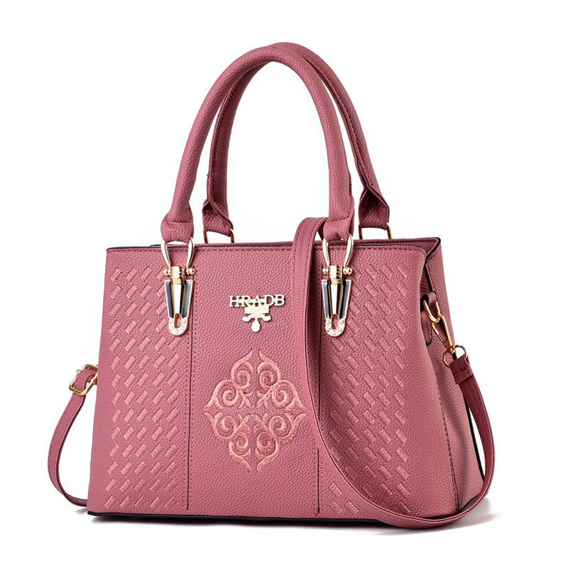 Crossbody Tote with Tassel for Shopping Office Lady Women Handbags Large Capacity Shoulder Satchel PU Leather