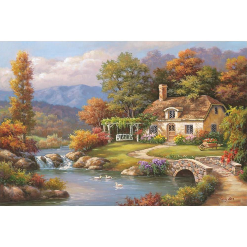 Compre Pinturas Al Oleo De Alta Calidad Arte De Lienzo Cottage Stream Hermosos Paisajes Pintura Para Sala De Estar Pintado A Mano A 107 39 Del Reeme Dhgate Com Con los paisajes encantadores de puestas de sol, montañas majestuosas o rincones exóticos tu interior ganará un adorno extraordinario. compre pinturas al oleo de alta calidad arte de lienzo cottage stream hermosos paisajes pintura para sala de estar pintado a mano a 107 39 del reeme