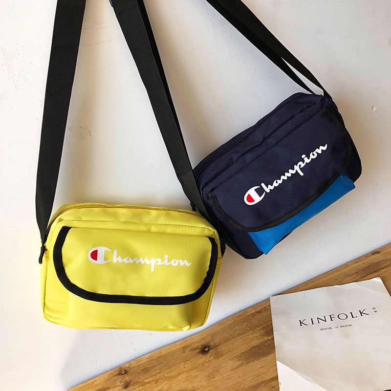 yellow champion fanny pack