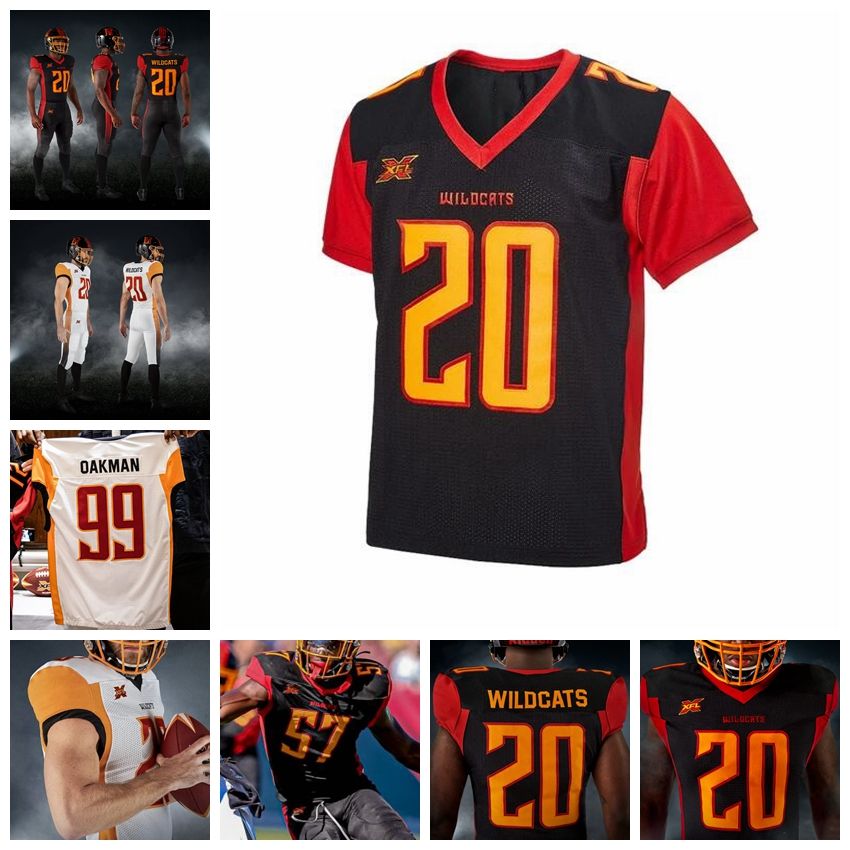 xfl wildcats jersey