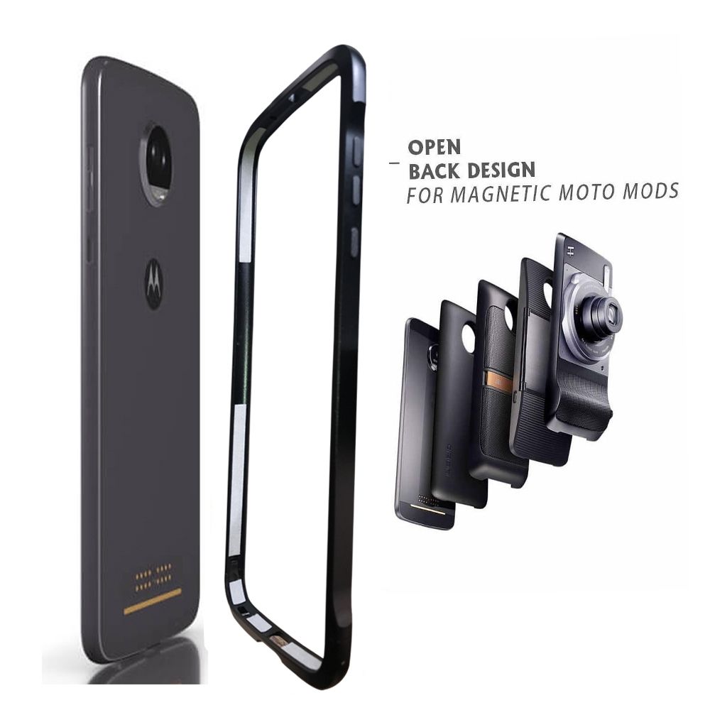 Desconto Em Bumper Case Para Motorola Moto Z2 Força Z2 Play Compatível Mods  De Moto De Alumínio Moldura De Metal Bumper Capa À Prova De Choque J190629  Loja Online De Cases Para