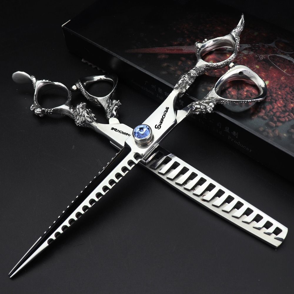 Acheter Pas Cher 7 Pouces Japon 440c Cisses De Coiffure Ciseaux De Coupe Professionnelle Ciseaux De Ciseaux En Acier Inoxydable Toile De Coiffure Du 20 72 Fr Dhgate