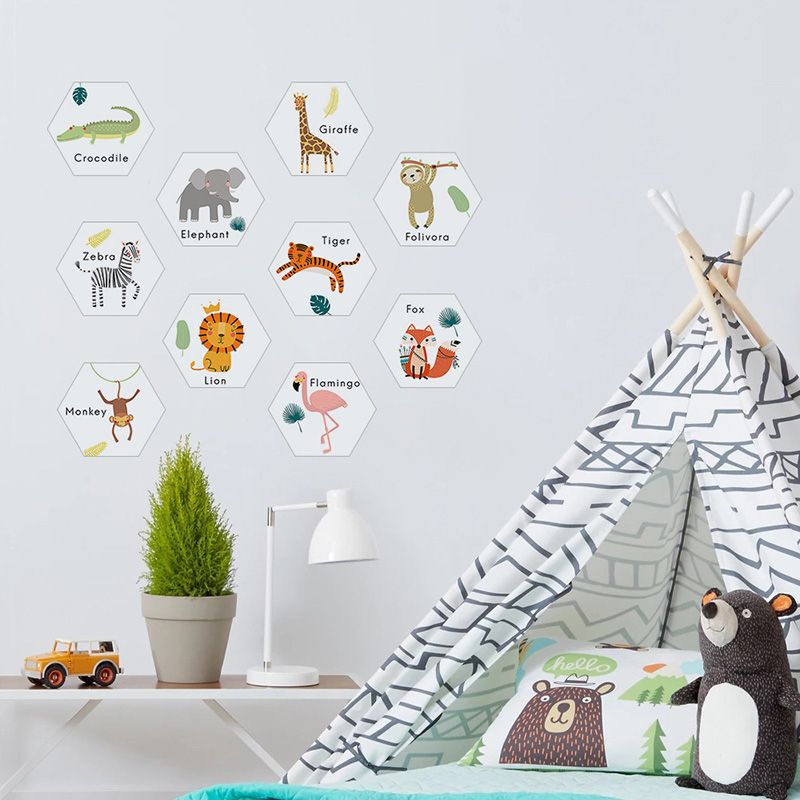 Grosshandel 10 Teile Satz Hexagon Cartoon Tiere Pvc Matte Wandaufkleber Steuern Dekor Kinderzimmer Kindergarten Bodendekoration Wandtattoos Selbstklebende Boden Wandbild Von Magicforwall 12 15 Auf De Dhgate Com Dhgate